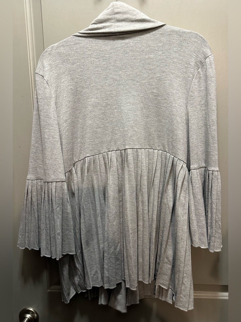 Alyx Size XL Gray Pleated Jacket with Tie Front EUC - Picture 2 of 7